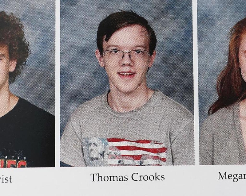 20歲槍手克魯克斯（Thomas Matthew Crooks）13日刺殺美國前總統(tǒng)特朗普未遂。（路透社）