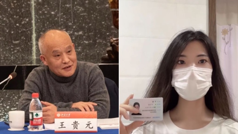 北京人民大學(xué)女博士生王迪指控遭導(dǎo)師王貴元猥褻。