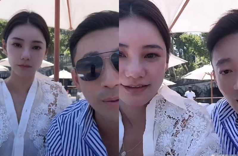 汪小菲老婆Mandy無濾鏡真面目（右）曝光。