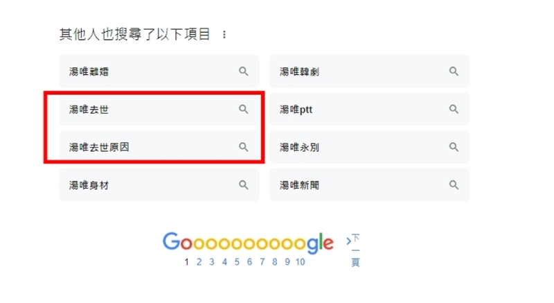傳出湯唯去世相關(guān)搜尋。