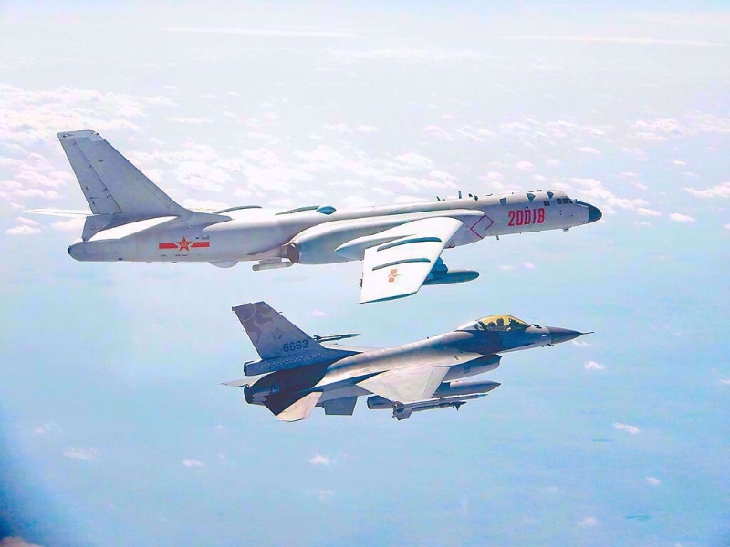 臺軍F-16戰(zhàn)機(jī)