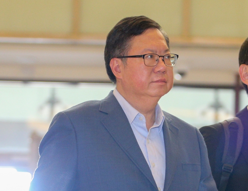 前桃園市長鄭文燦。中時資料照