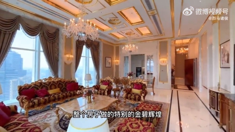 曾有影片公開室內設計。