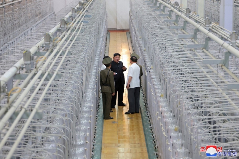 金正恩指示增加離心機(jī)數(shù)量。 路透社
