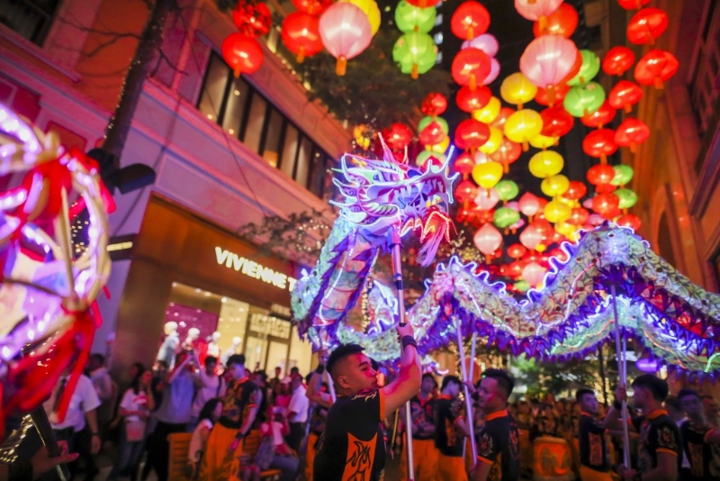 LED火龍舞鼓賀中秋