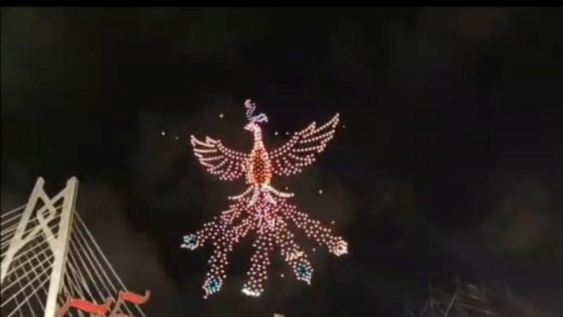 當(dāng)中包括有“鳳凰”等圖案。