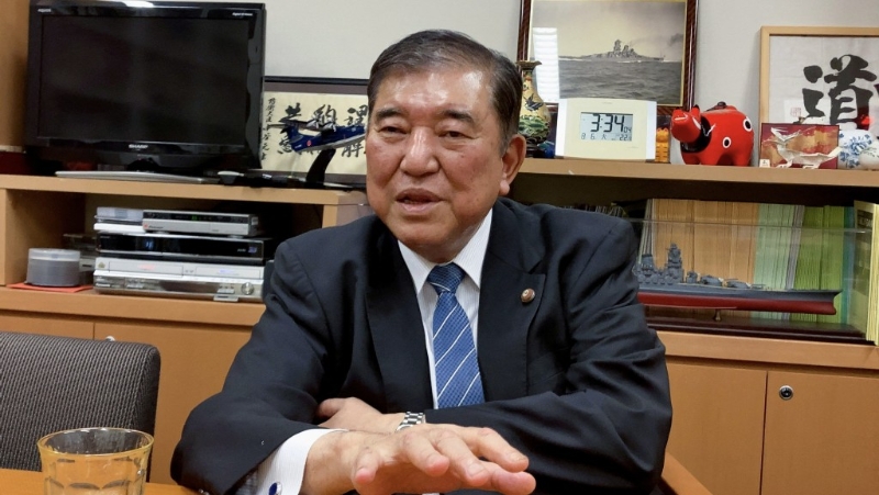 日本新首相石破茂。 路透社