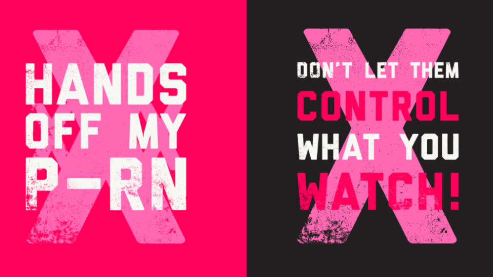 “Hands Off My Porn”建立起一個網(wǎng)站，呼吁選民投票。