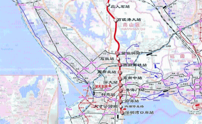 深圳5條地鐵線路年內(nèi)開通。