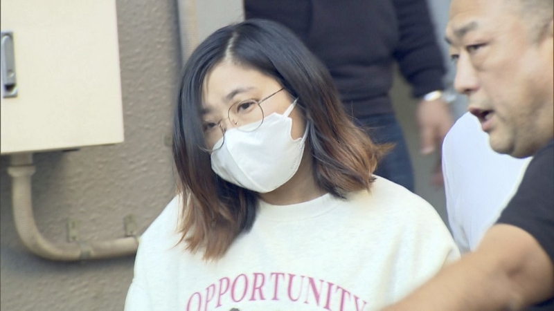 被捕人陳立鳳。 日本新聞截圖