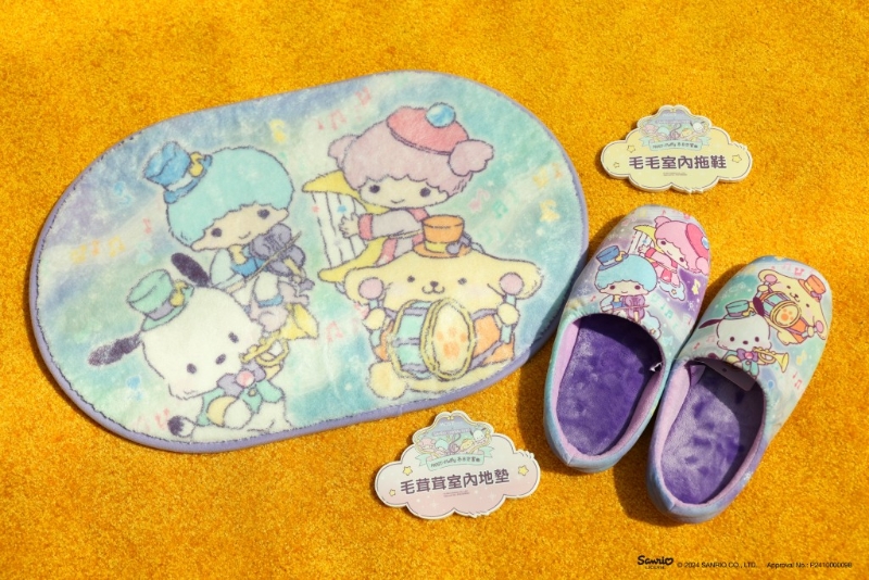 送25份MOSTown新港城中心 × Sanrio characters毛茸茸室內(nèi)地墊（圖片來源：MOSTown新港城中心）