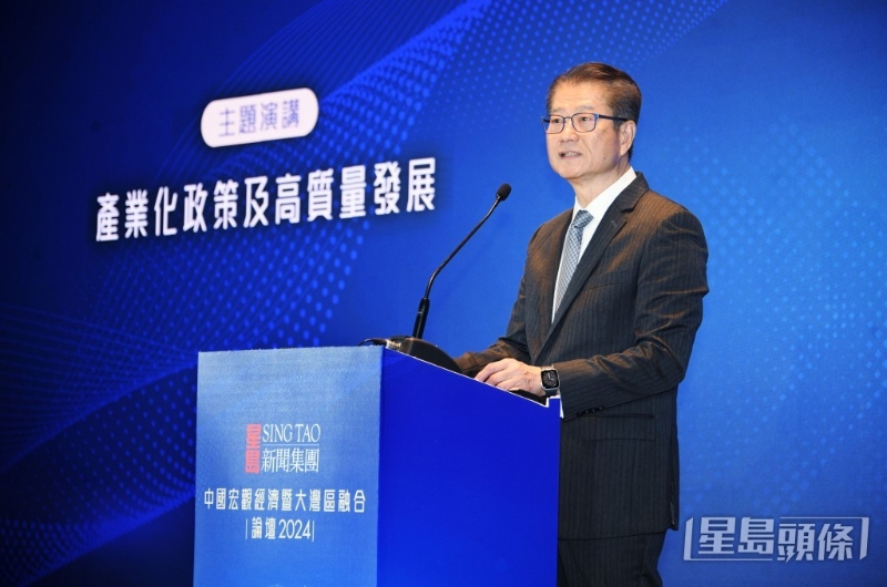 陳茂波表示，地緣政治仍然是香港重要的風險因素。