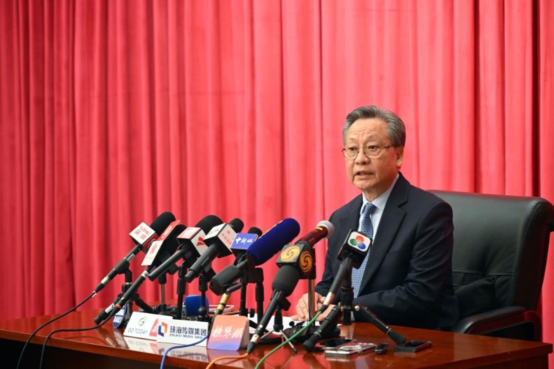 高開賢接受采訪