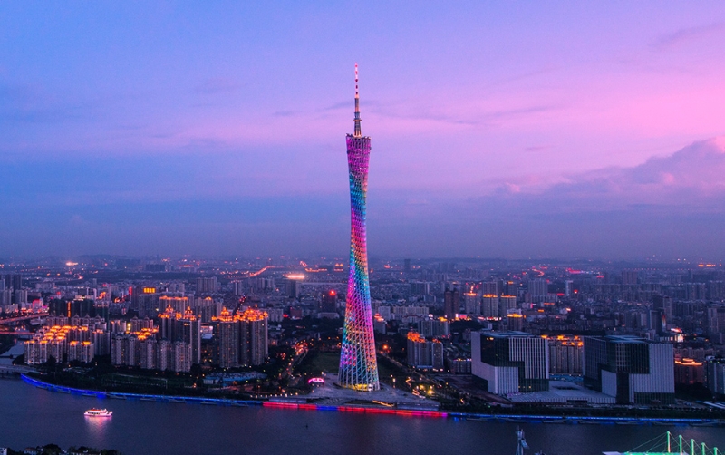 廣州塔是廣州地標(biāo)。