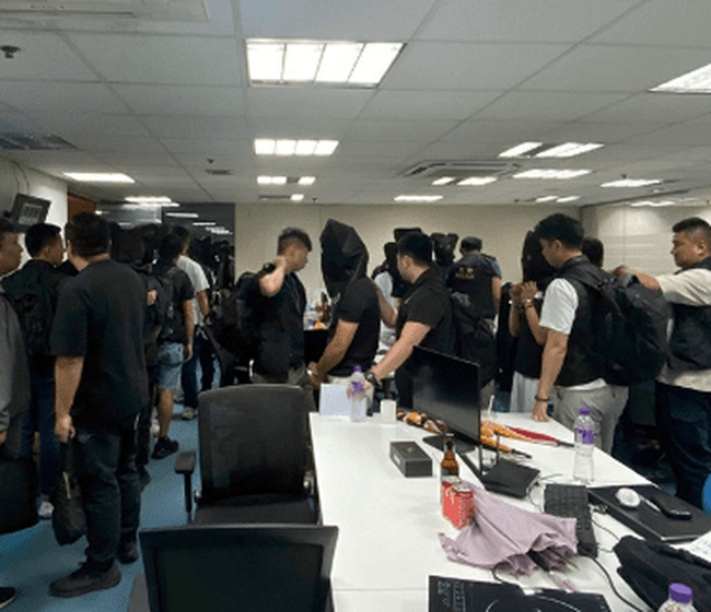 警方于10月9日搗破“港版KK園區(qū)”