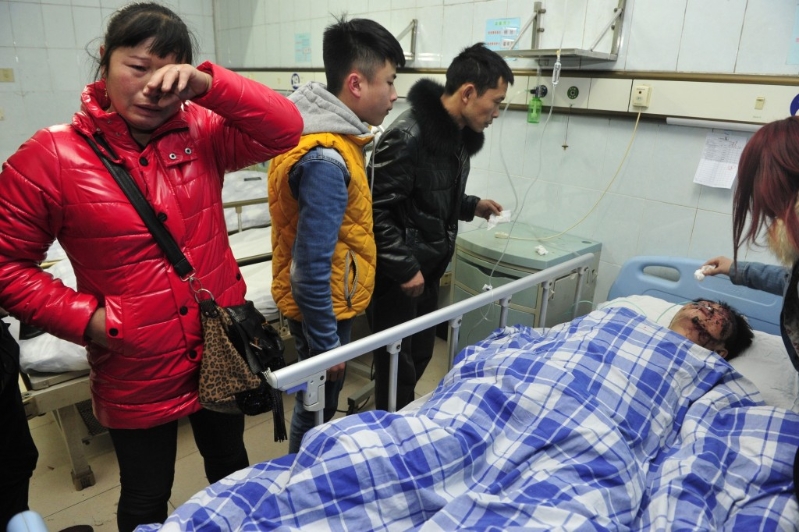 爆炸導(dǎo)致14人死亡，18人受傷。（新華社）