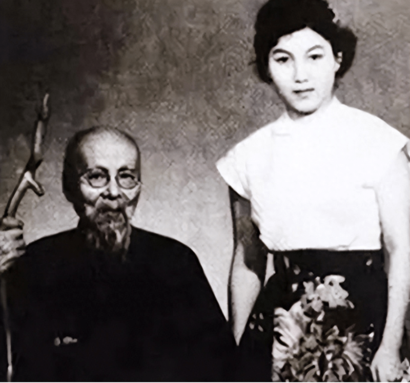 齊白石傳奇夫人胡寶珠的罕見(jiàn)照片。