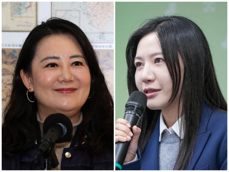 吳思瑤（左）