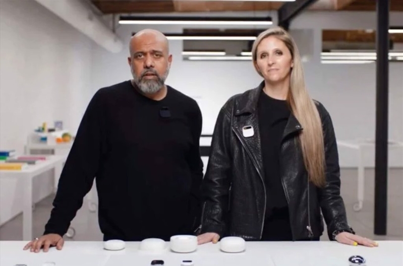 Humane創(chuàng)辦人Imran Chaudhri（左）和Bethany Bongiorno（右）。