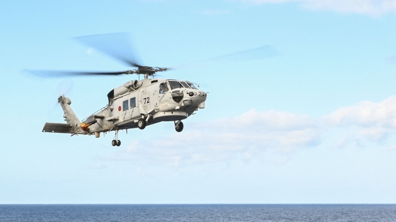 日本SH-60K海鷹直升機(jī)。