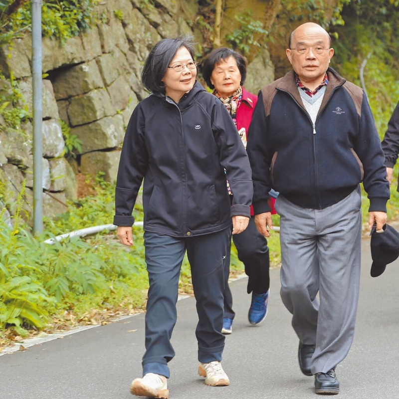 蔡英文和蘇貞昌