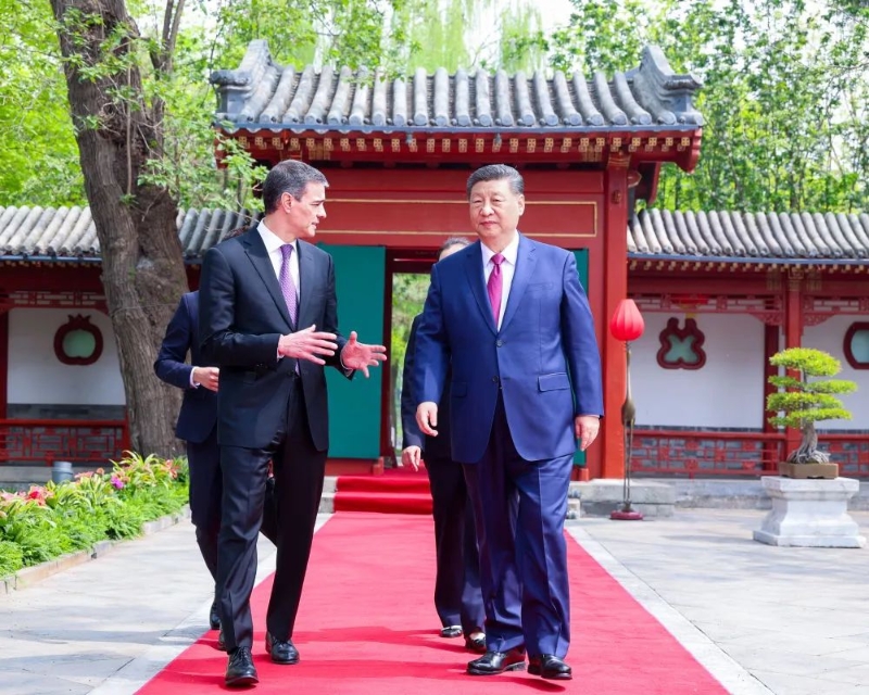 習(xí)近平會(huì)見西班牙首相