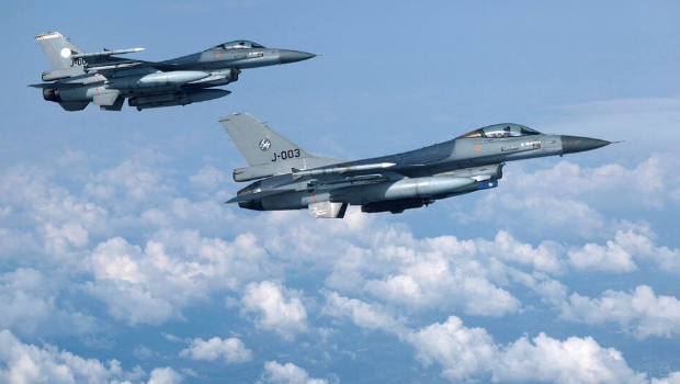 圖為F-16戰(zhàn)機(jī)。