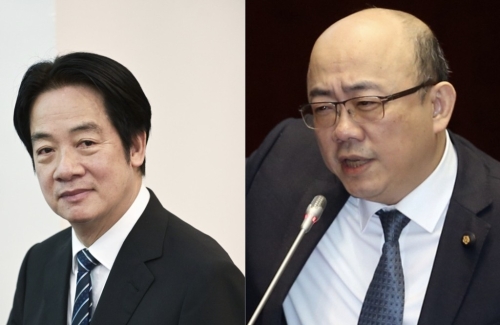 郭正亮（右）坦言賴清德（左）根本是“臺獨法西斯”。