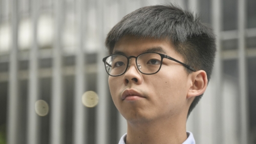 黃之鋒再度被捕。
