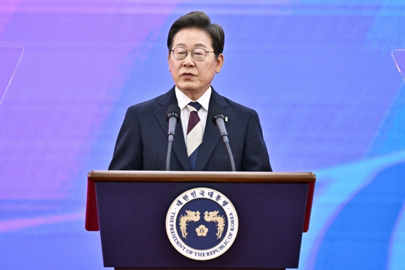 李在明宣誓就任第二十一任韓國(guó)總統(tǒng)。