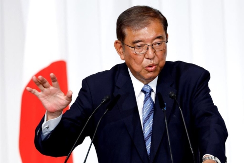日相石破茂。路透社