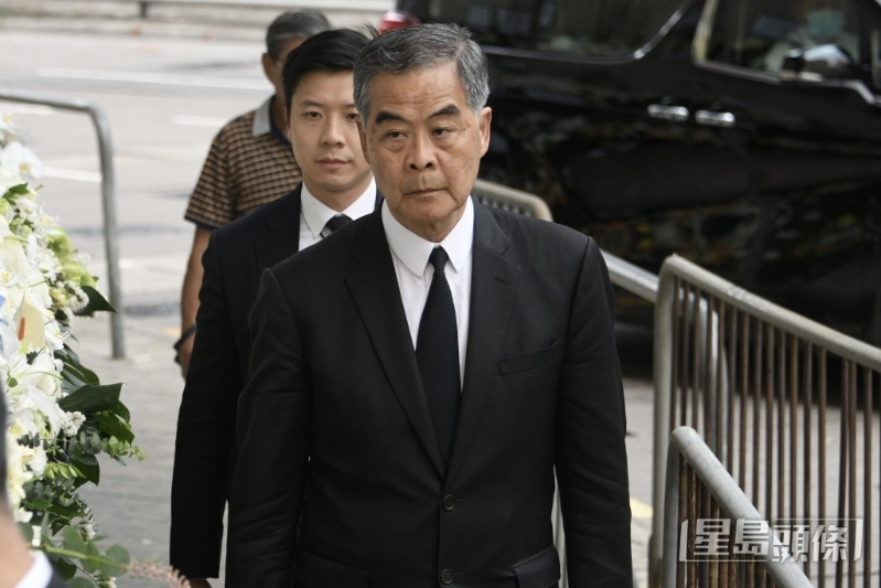 全國(guó)政協(xié)副主席、前特首梁振英。