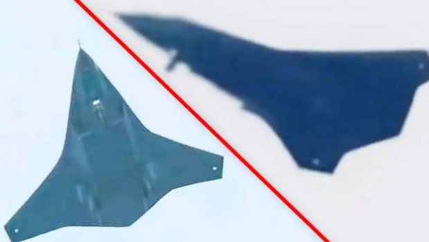 網(wǎng)上流傳解放軍第三款第六代先進(jìn)戰(zhàn)機(jī)的試飛圖片。