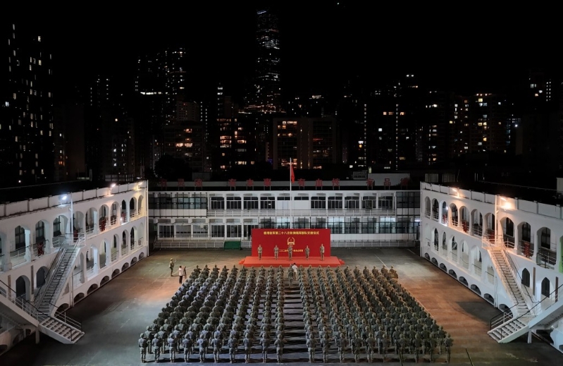 解放軍駐港部隊(duì)第28次建制單位輪換于8月22日順利完成。