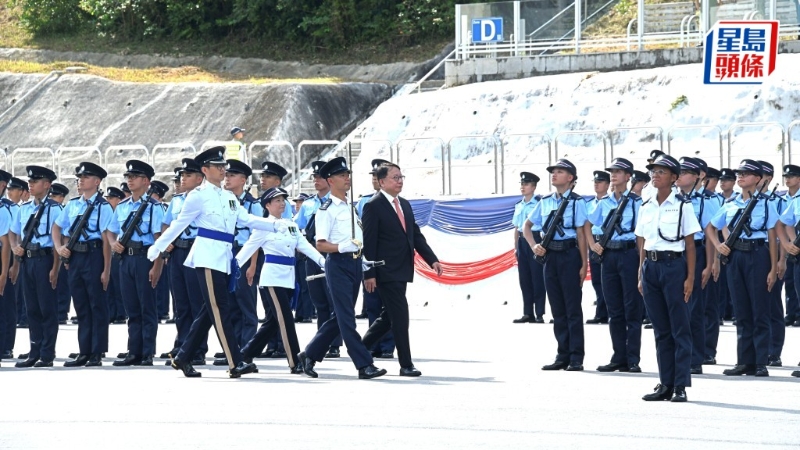 政務司司長陳國基出席警察學院結(jié)業(yè)會。