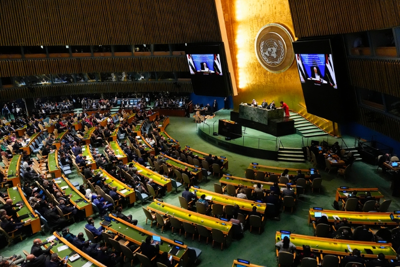 巴勒斯坦總統(tǒng)于聯(lián)合國(guó)影片發(fā)表講話 巴勒斯坦總統(tǒng)于聯(lián)合國(guó)影片發(fā)表講話