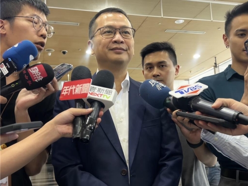 國民黨候選人羅智強(qiáng)。