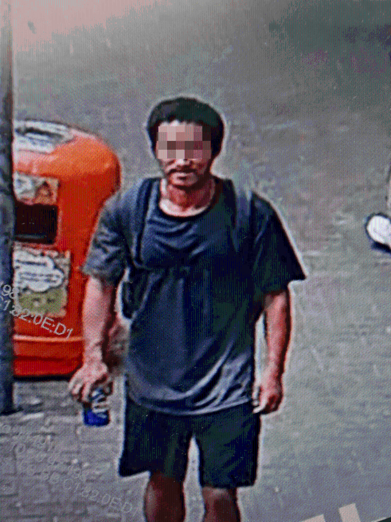 兇徒為一名30歲姓韓男子，持有香港身份證，是一名流連在紅磡及深水埗一帶公園的露宿者。