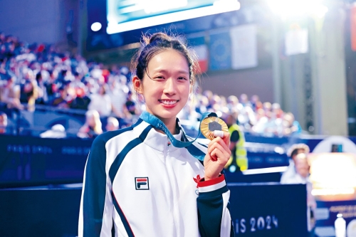 江旻憓在巴黎奧運歷史性奪金后退役。