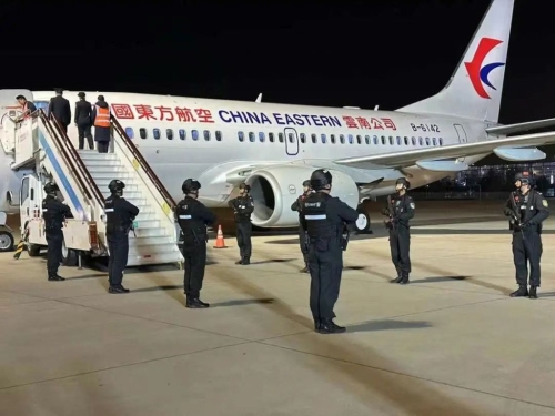 白所成等10名重犯被成功押解回國(guó)。