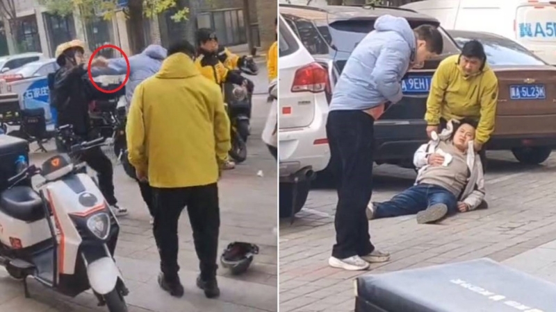 石家莊有外賣車手疑被扣8成配送費，持刀刺傷正副站長。