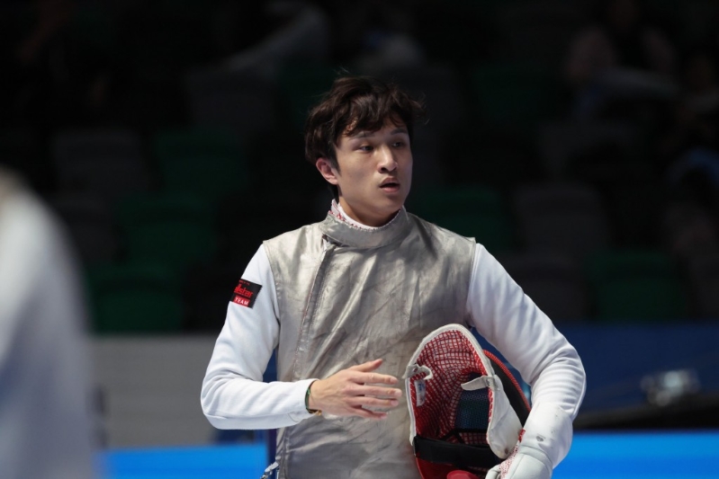 蔡俊彥出戰(zhàn)男花團(tuán)體賽。