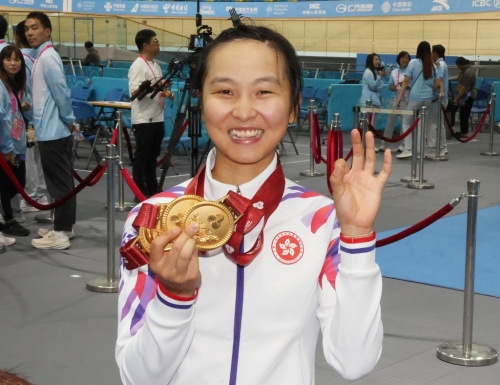 李思穎在今屆全運(yùn)會(huì)取得3面金牌。