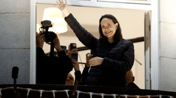 “諾貝爾和平獎得主”馬查多秘密逃亡內(nèi)幕曝光 “諾貝爾和平獎得主”馬查多秘密逃亡內(nèi)幕曝光