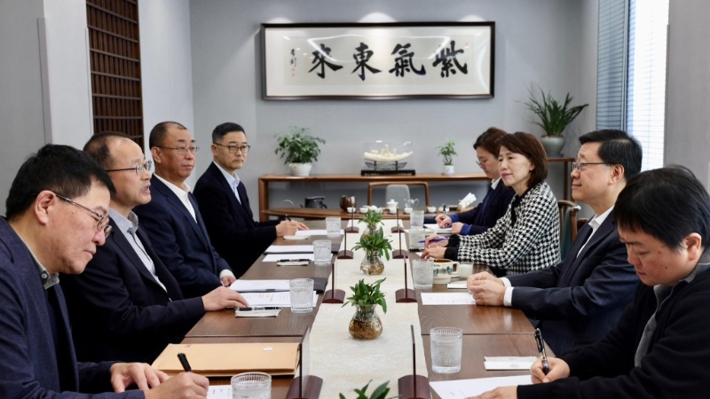 李家超晤北大書記